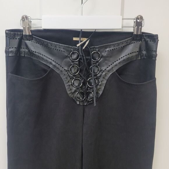 Max Studio Black Flared Pants, Xxs - Picture 4 of 8